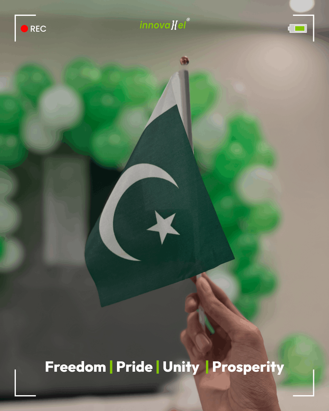 Innovaxel team members celebrating Independence Day together