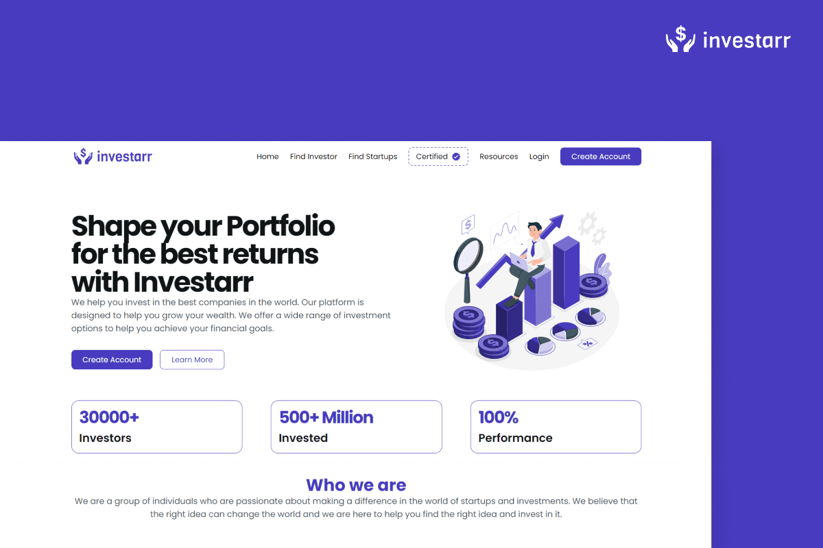 Investarr banner