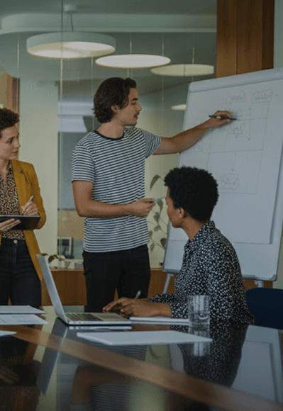 Innovaxel team collaborating